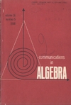 Обложка книги Communications in Algebra, volume 16, number 5, 1988