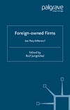 Обложка книги Foreign-Owned Firms: Are They Different?