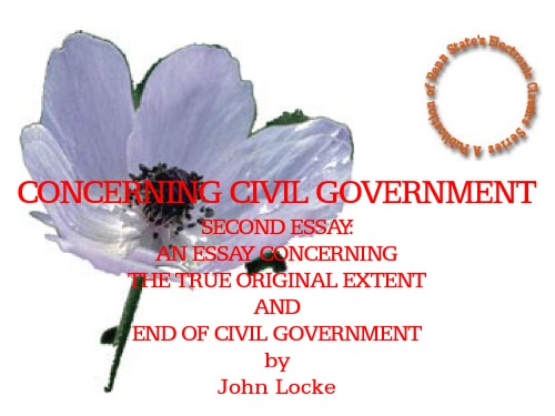 Обложка книги Concerning Civil Government