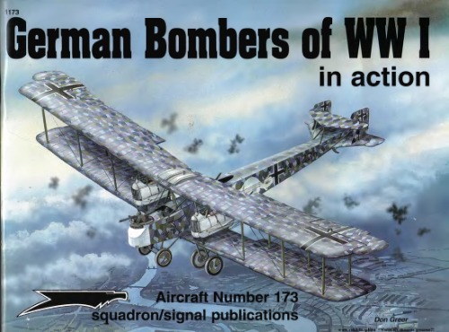 Обложка книги German Bombers of WW1 in action 