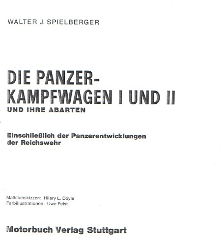 Обложка книги Die PzKpfw I und II und Ihre Abarten