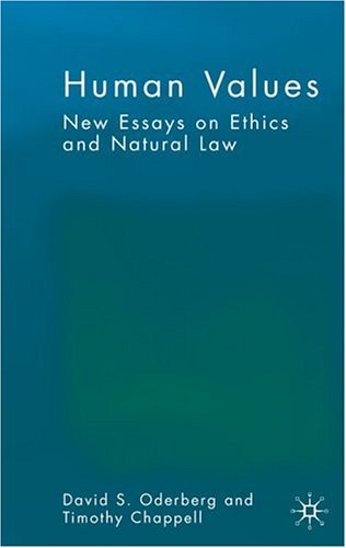 Обложка книги Human Values: New Essays on Ethics and Natural Law