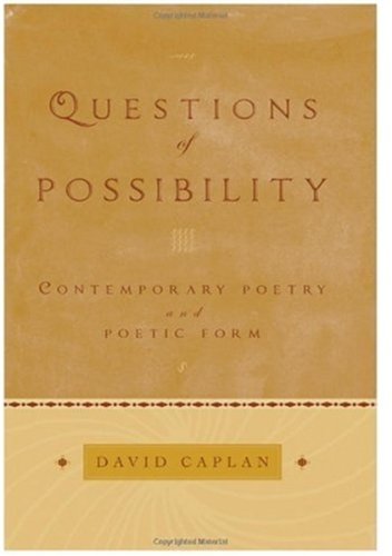 Обложка книги Questions of Possibility: Contemporary Poetry and Poetic Form