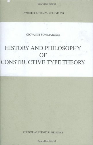 Обложка книги History and Philosophy of Constructive Type Theory 