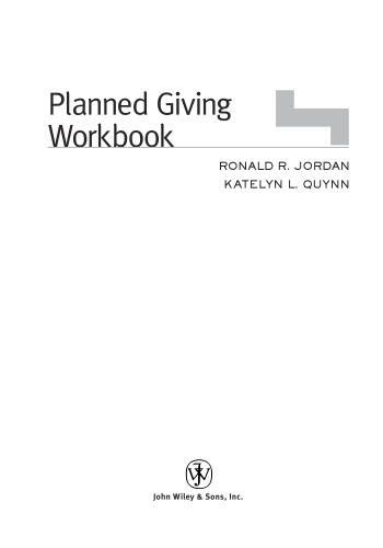 Обложка книги Implementation Workbook for a Local Church: Planned Giving Program