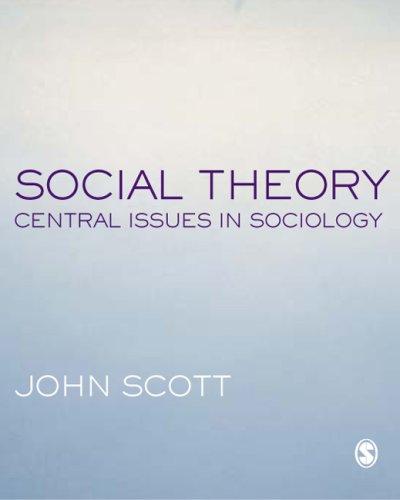 Обложка книги Social Theory: Central Issues in Sociology