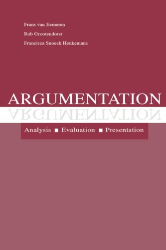 Обложка книги Argumentation: Analysis, Evaluation