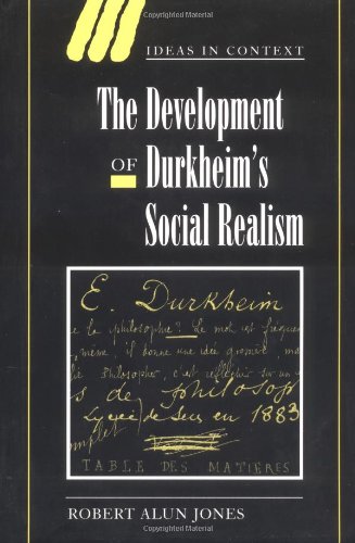 Обложка книги The Development of Durkheim's Social Realism 
