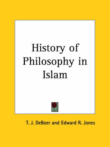 Обложка книги History of Philosophy in Islam