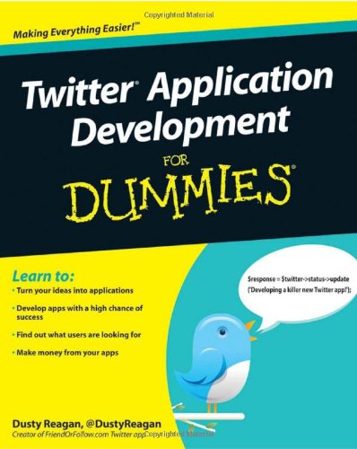 Обложка книги Twitter Application Development For Dummies