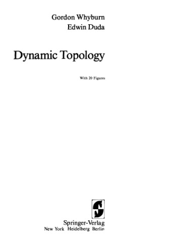 Обложка книги Dynamic Topology 