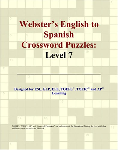 Обложка книги Webster's English to Spanish Crossword Puzzles: Level 7