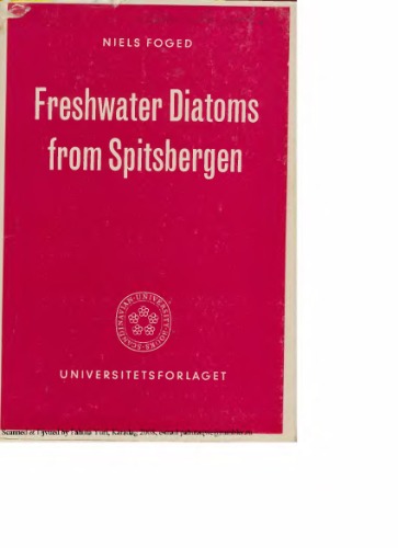 Обложка книги Freshwater diatoms from Spitsbergen 