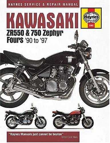Обложка книги Kawasaki ZR550 and 750 Zephyr Fours '90 to '97 