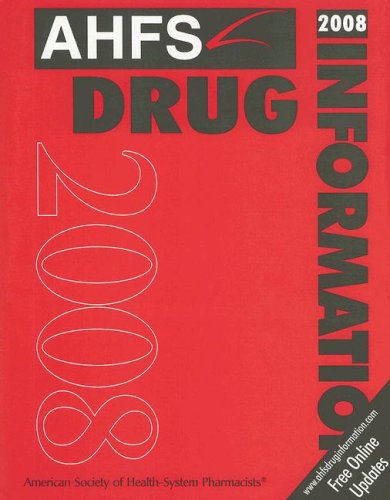 Обложка книги AHFS Drug Information 2008