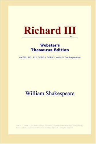 Обложка книги Richard III 