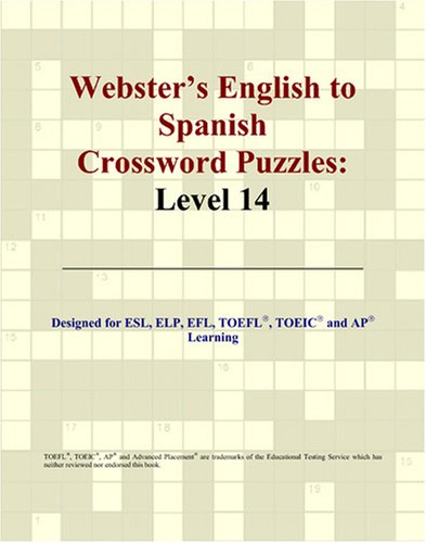 Обложка книги Webster's English to Spanish Crossword Puzzles: Level 14 