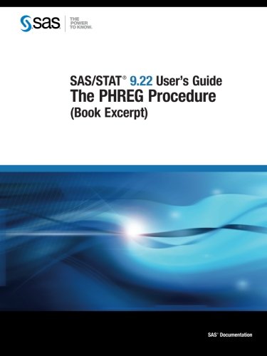 Обложка книги SAS/STAT 9.22 User's Guide:: The PHREG Procedure 