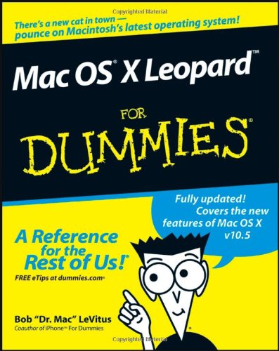 Обложка книги Mac OS X Leopard For Dummies 