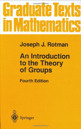 Обложка книги Introduction to the theory of groups