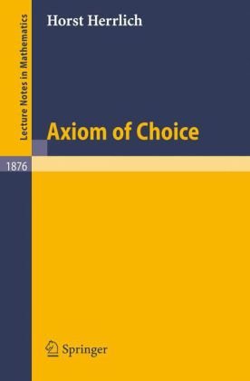 Обложка книги Axiom of choice