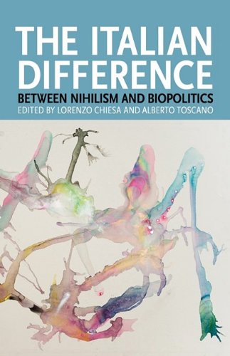 Обложка книги The Italian Difference: Between Nihilism and Biopolitics 