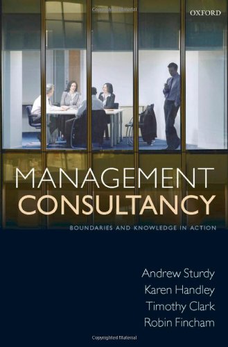 Обложка книги Management Consultancy: Boundaries and Knowledge in Action