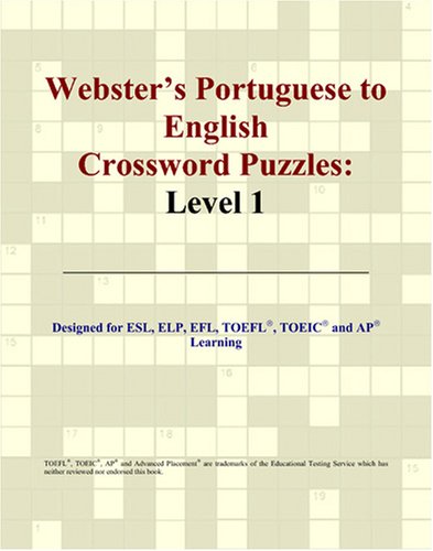 Обложка книги Webster's Portuguese to English Crossword Puzzles: Level 1
