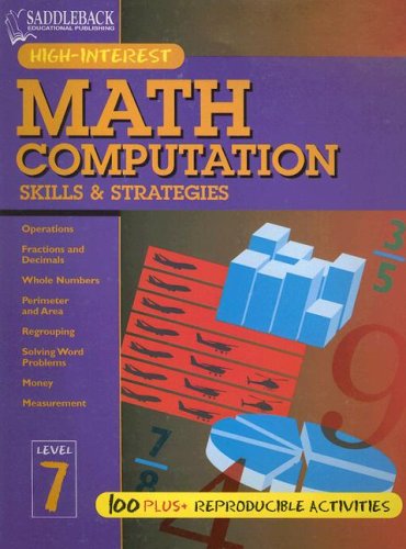Обложка книги Math Computation Skills &amp; Strategies Level 7 (Math Computation Skills &amp; Strategies)