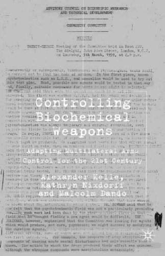 Обложка книги Controlling Biochemical Weapons: Adapting Multilateral Arms Control for the 21st Century (Global Issues)