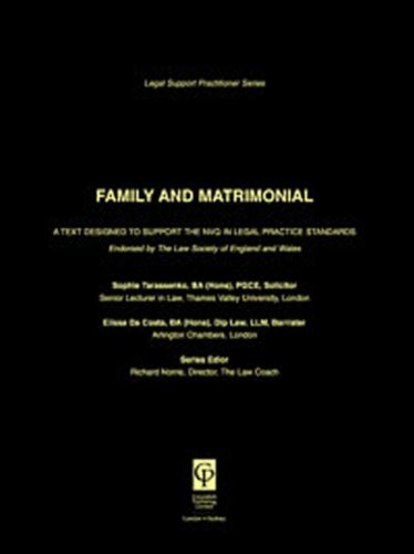 Обложка книги Family &amp; Matrimonial (NVQ) (Legal Support Practitioner Series)