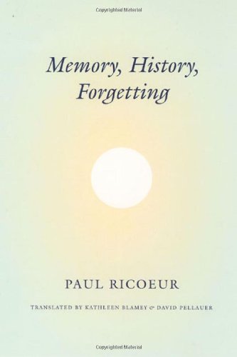 Обложка книги Memory, History, Forgetting