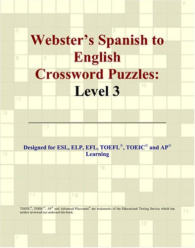 Обложка книги Webster's Spanish to English Crossword Puzzles: Level 3