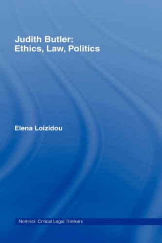 Обложка книги Judith Butler: Ethics, Law, Politics (Nomikoi Critical Legal Thinkers)