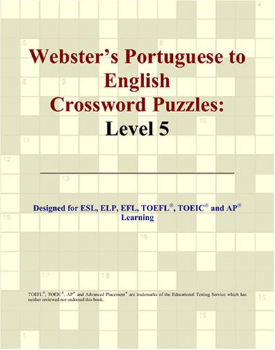 Обложка книги Webster's Portuguese to English Crossword Puzzles: Level 5