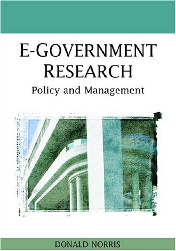 Обложка книги E-government Research: Policy and Management