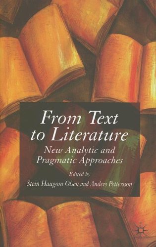 Обложка книги From Text to Literature: New Analytic and Pragmatic Approaches