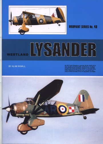 Обложка книги Warpaint Series No. 48 - Westland Lysander