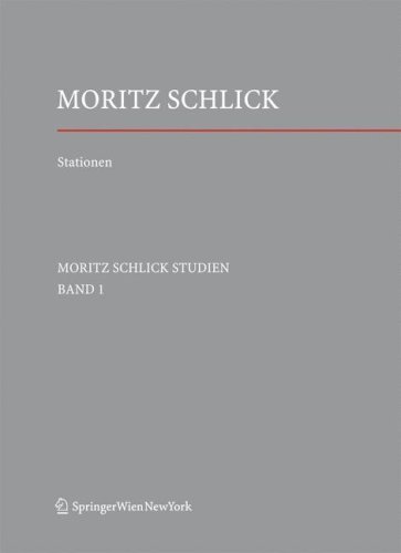 Обложка книги Stationen. Dem Philosophen und Physiker Moritz Schlick zum 125. Geburtstag (Schlick Studien) (German Edition)