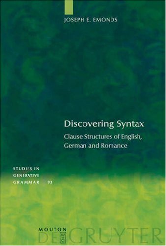 Обложка книги Discovering Syntax: Clause Structures of English, German and Romance