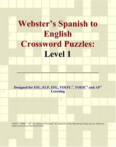 Обложка книги Webster's Spanish to English Crossword Puzzles: Level 1