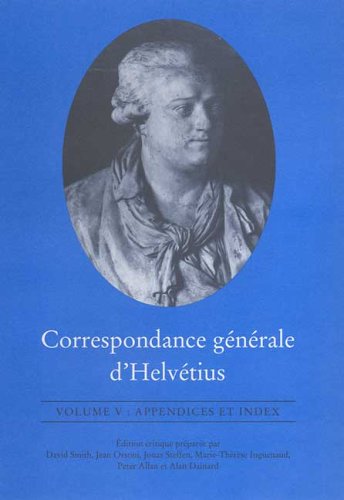 Обложка книги Correspondance Generale d'Helvetius, Vol. 5 (French Edition)
