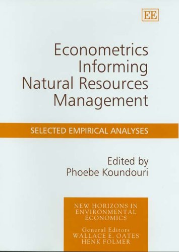Обложка книги Econometrics Informing Natural Resources Management: Selected Empirical Analyses (New Horizons in Environmental Economics)