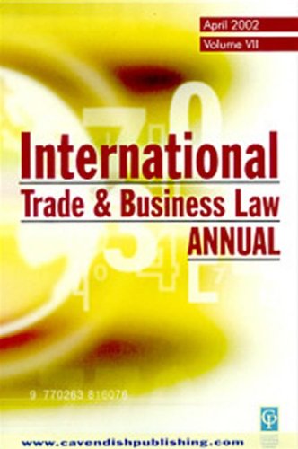 Обложка книги International Trade &amp; Business Law Annual Vol VII