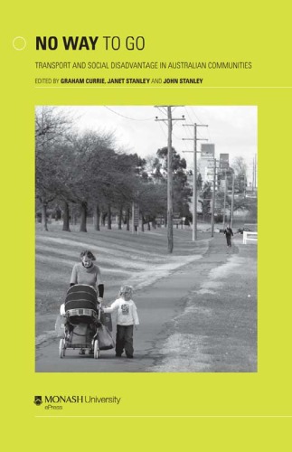 Обложка книги No Way to Go: Transport and Social Disadvantage in Australian Communities