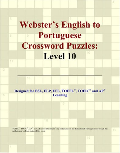 Обложка книги Webster's English to Portuguese Crossword Puzzles: Level 10