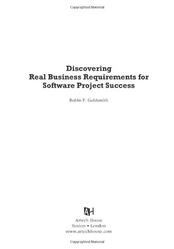 Обложка книги Discovering Real Business Requirements for Software Project Success (Computing Library)