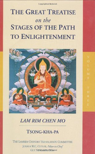 Обложка книги The Great Treatise on the Stages of the Path to Enlightenment, volume three