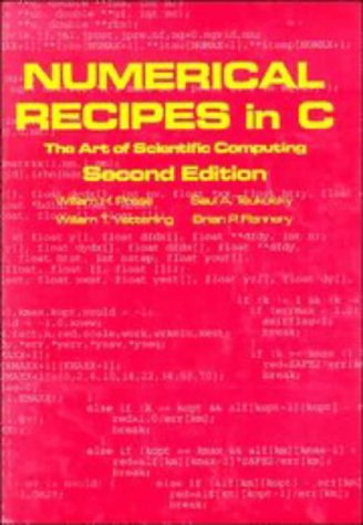 Обложка книги Numerical Recipes in C: The Art of Scientific Computing, Second Edition