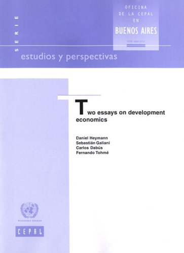 Обложка книги Two Essays on Development Economics (Estudios Y Perspectivas)